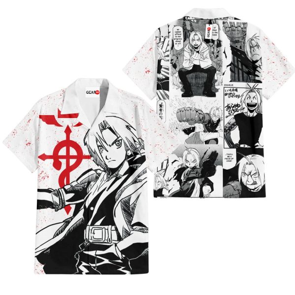 Edward Elric Hawaiian Shirt, Summer Shirt For Men and Women Jezsport.com