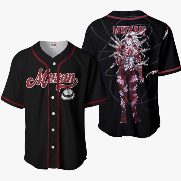 Anime Muzan Baseball Jersey For Men and Women Jezsport.com