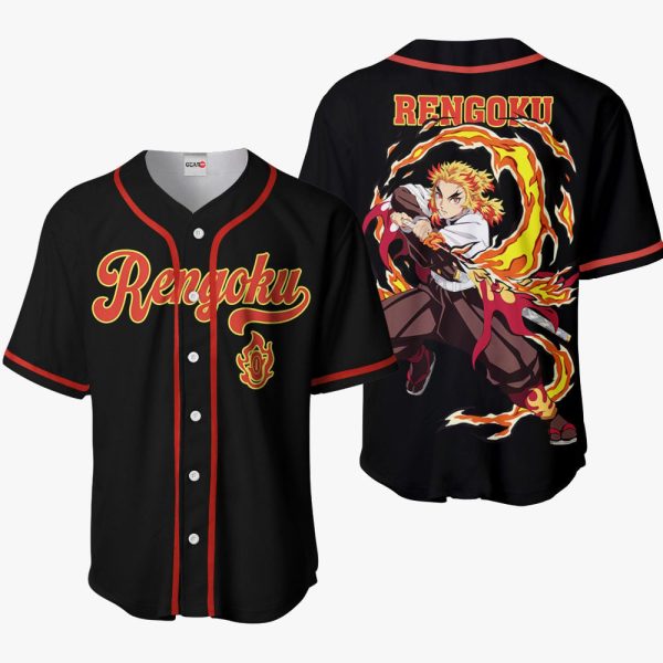 Anime Kyojuro Rengo Baseball Jersey For Men and Women Jezsport.com