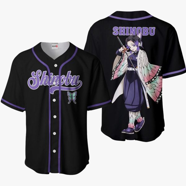 Anime Shinobu Baseball Jersey For Men and Women Jezsport.com