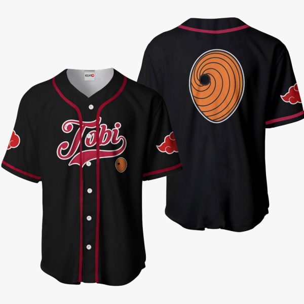 Anime Tobi Symbol Baseball Jersey For Men and Women Jezsport.com