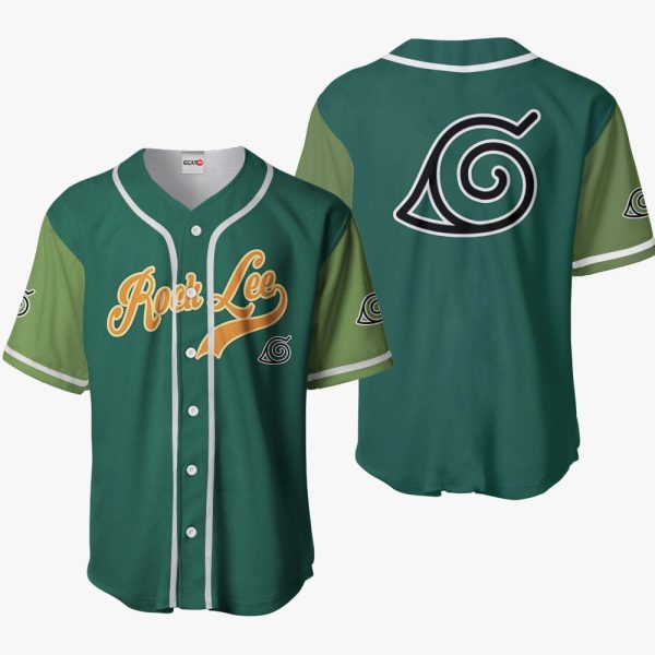 Anime Rock Lee Symbol Baseball Jersey For Men and Women Jezsport.com