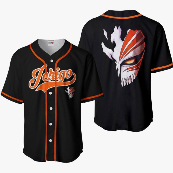 Anime Ichigo Kurosaki Hollow Baseball Jersey For Men and Women Jezsport.com