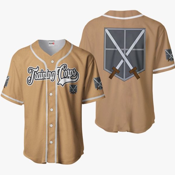 Anime Training Corps Baseball Jersey For Men and Women Jezsport.com