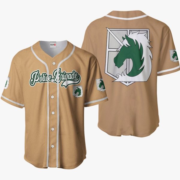 Anime Military Police Brigade Baseball Jersey For Men and Women Jezsport.com