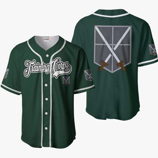 Anime Training Corps Baseball Jersey For Men and Women Jezsport.com