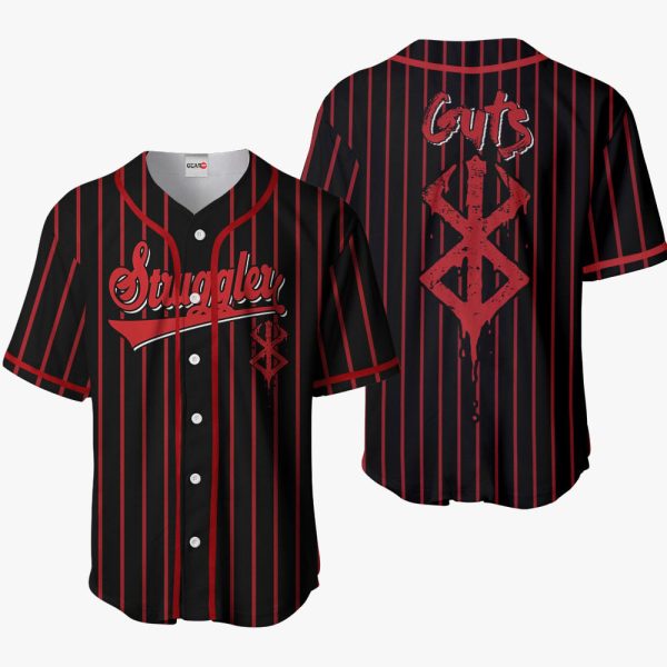 Anime Guts Struggler Brand of Sacrifice Baseball Jersey For Men and Women Jezsport.com