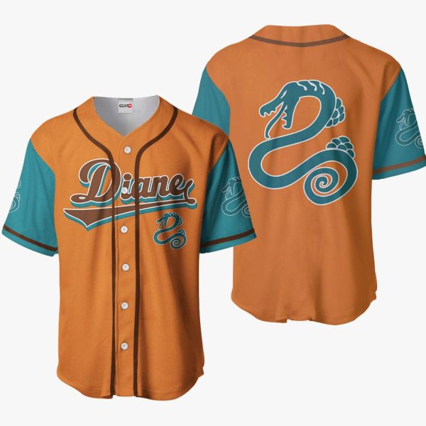 Anime Diane Serpent Sin of Envy Baseball Jersey For Men and Women Jezsport.com