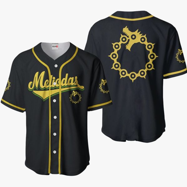 Anime Meliodas Dragon's Sin of Wrath Baseball Jersey For Men and Women Jezsport.com