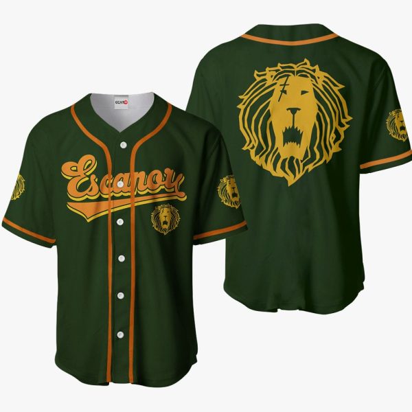 Anime Escanor Lion's Sin of Pride Baseball Jersey For Men and Women Jezsport.com