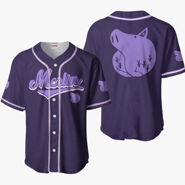 Anime Merlin Boar's Sin of Gluttony Baseball Jersey For Men and Women Jezsport.com