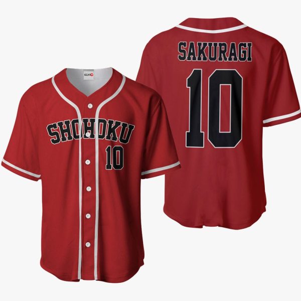 Anime Sakuragi Hanamichi Baseball Jersey For Men and Women Jezsport.com