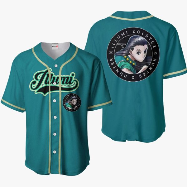 Anime Illumi Zoldyck Baseball Jersey For Men and Women Jezsport.com