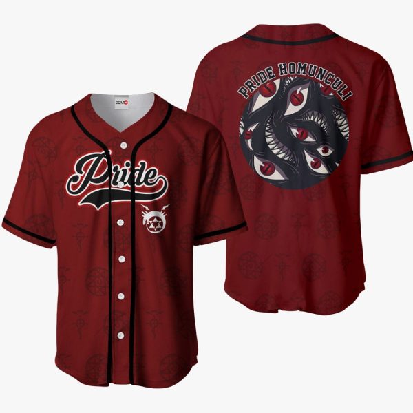 Anime Pride Homunculus Baseball Jersey For Men and Women Jezsport.com