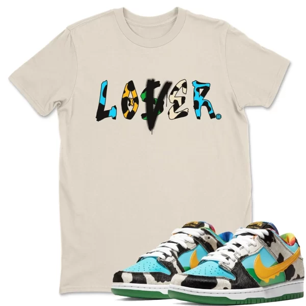 Loser Lover Sneaker Tee, Casual Unisex Cotton Sneaker T-Shirt To Match Dunks Chunky Dunky Jezsport.com