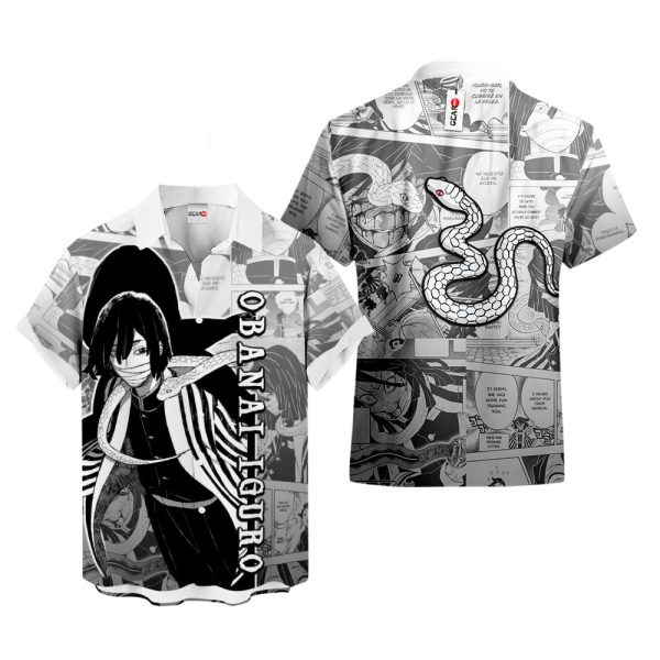 Obanai Iguro Hawaiian Shirt, Summer Shirt For Men and Women Jezsport.com