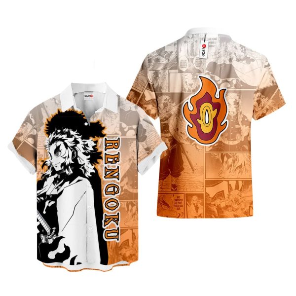 Kyojuro Rengoku Hawaiian Shirt, Summer Shirt For Men and Women Jezsport.com