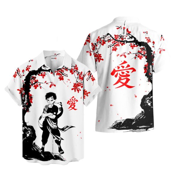 Anime Gaara Hawaiian Shirt, Summer Shirt For Men and Women Jezsport.com