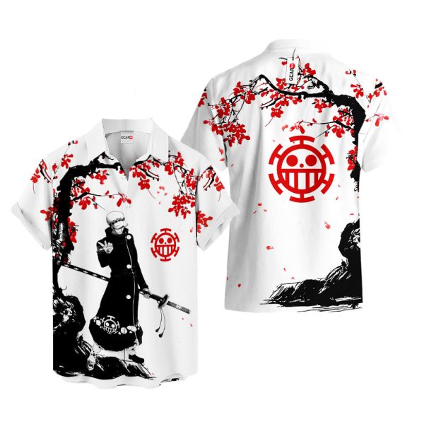 Anime Law Hawaiian Shirt, Summer Shirt For Men and Women Jezsport.com