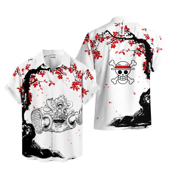 Anime Luffy Gear 5 Hawaiian Shirt, Summer Shirt For Men and Women Jezsport.com