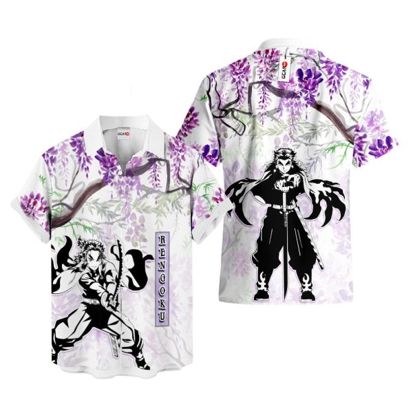 Anime Kyojuro Rengoku Hawaiian Shirt, Summer Shirt For Men and Women Jezsport.com