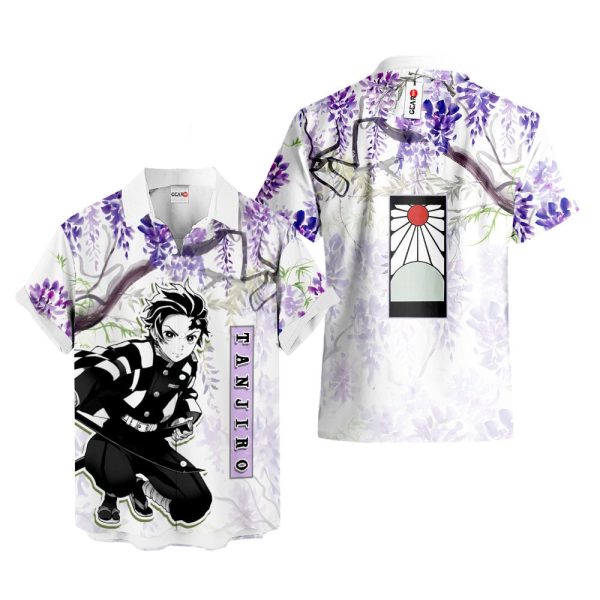 Anime Tanjiro Hawaiian Shirt, Summer Shirt For Men and Women Jezsport.com