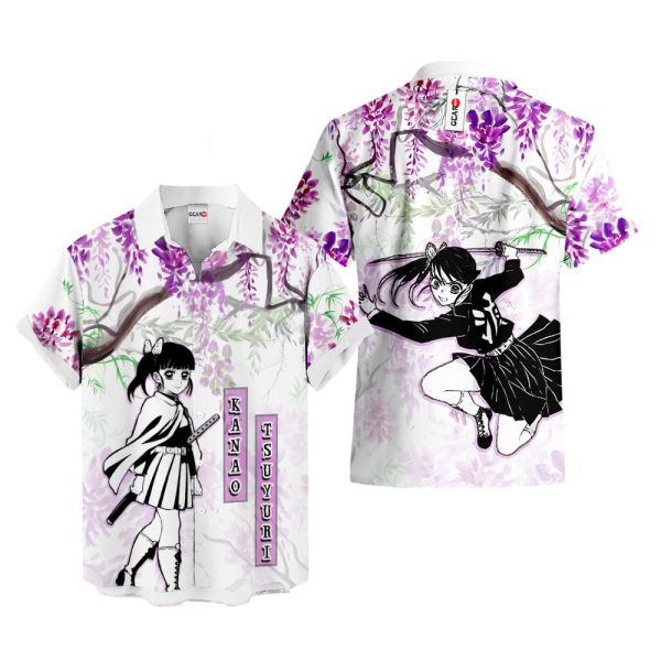 Anime Kanao Tsuyuri Hawaiian Shirt, Summer Shirt For Men and Women Jezsport.com