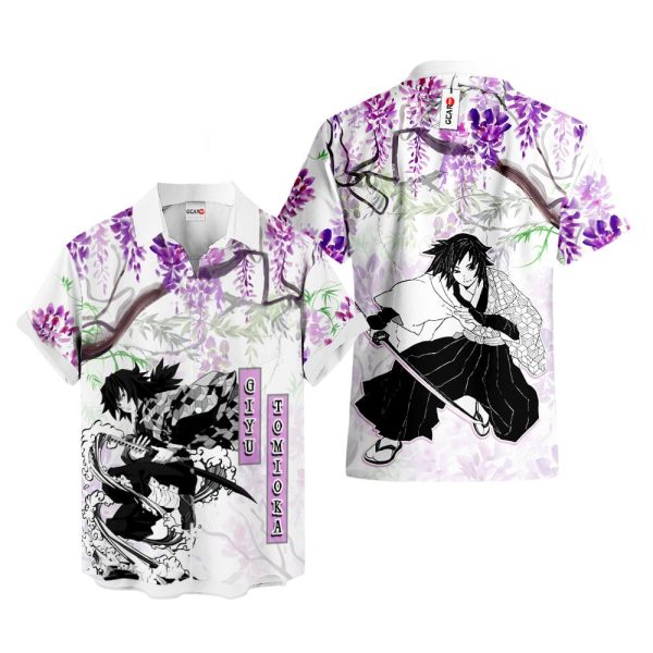 Anime Giyu Tomioka Hawaiian Shirt, Summer Shirt For Men and Women Jezsport.com