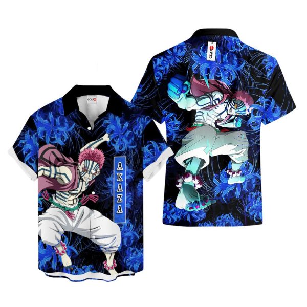 Anime Akaza Hawaiian Shirt, Summer Shirt For Men and Women Jezsport.com