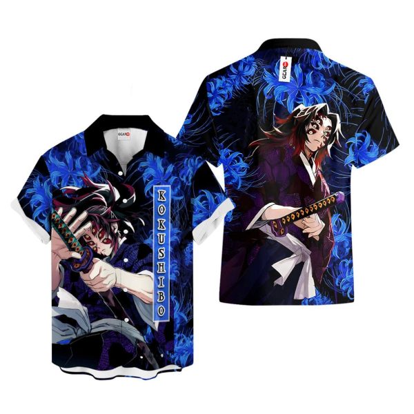 Anime Kokushibo Hawaiian Shirt, Summer Shirt For Men and Women Jezsport.com