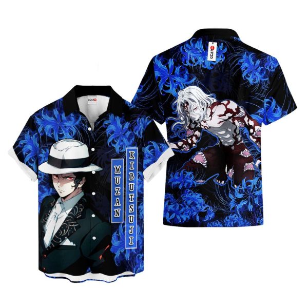 Anime Muzan Kibutsuji Hawaiian Shirt, Summer Shirt For Men and Women Jezsport.com