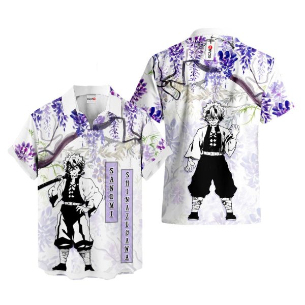 Anime Sanemi Hawaiian Shirt, Summer Shirt For Men and Women Jezsport.com