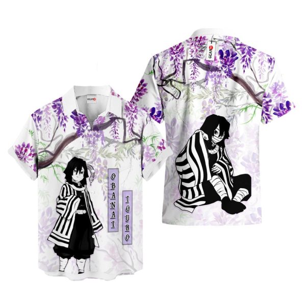 Anime Obanai Iguro Hawaiian Shirt, Summer Shirt For Men and Women Jezsport.com