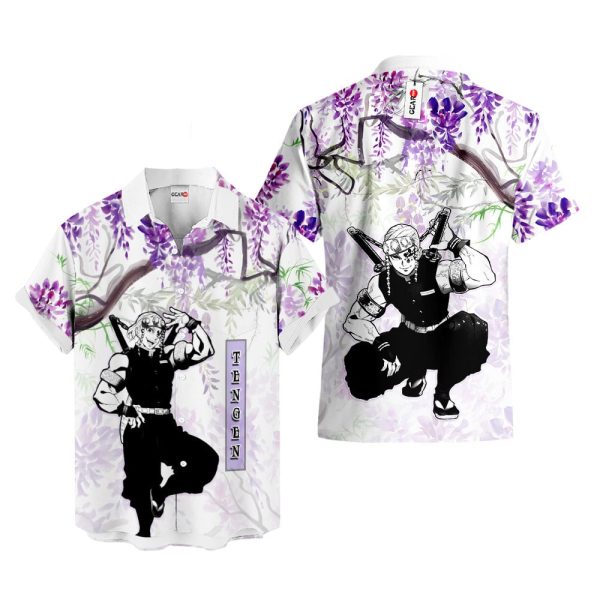 Anime Tengen Uzui Hawaiian Shirt, Summer Shirt For Men and Women Jezsport.com