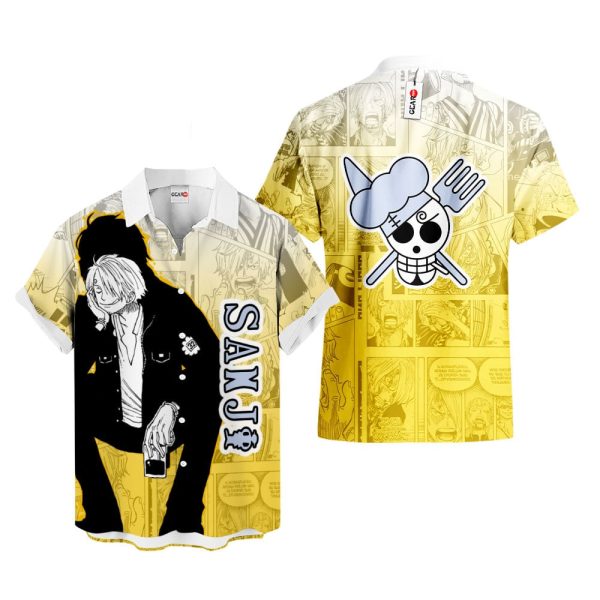 Anime Sanji Hawaiian Shirt, Summer Shirt For Men and Women Jezsport.com