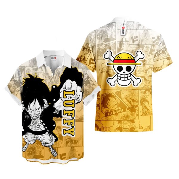 Anime Luffy Hawaiian Shirt, Summer Shirt For Men and Women Jezsport.com