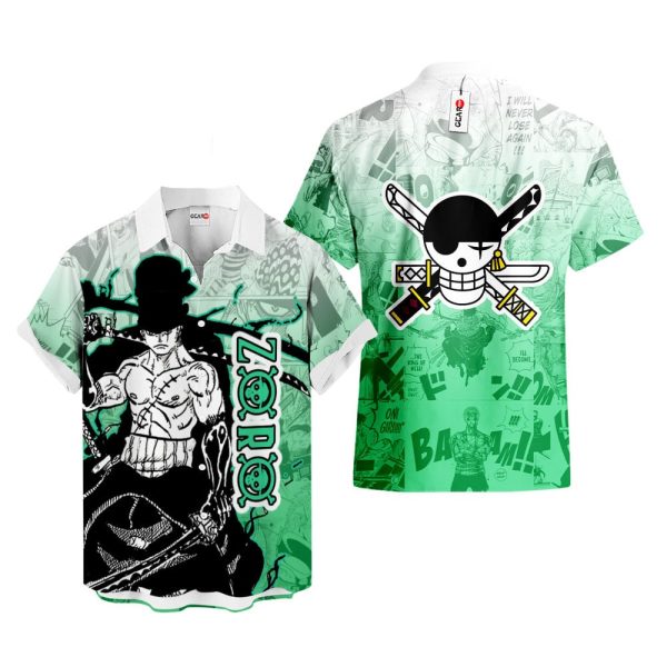 Anime Zoro Hawaiian Shirt, Summer Shirt For Men and Women Jezsport.com