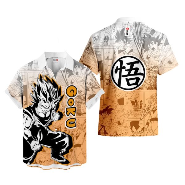 Dragonball Goku SSJ Hawaiian Shirt, Summer Shirt For Men and Women Jezsport.com