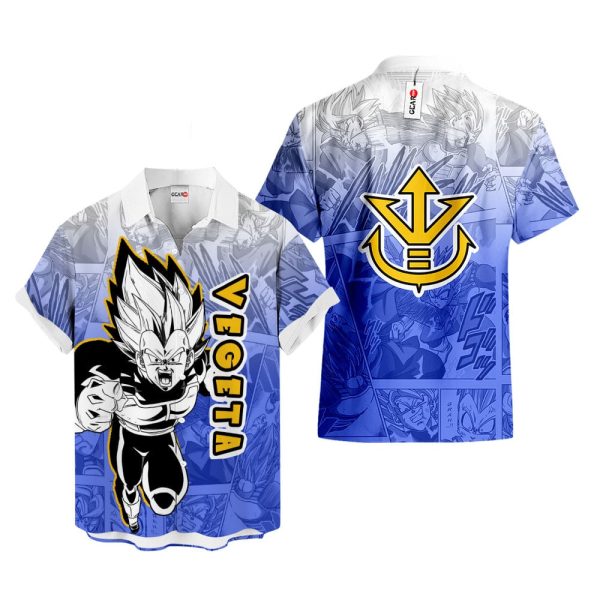 Dragonball Vegeta SSJ Hawaiian Shirt, Summer Shirt For Men and Women Jezsport.com