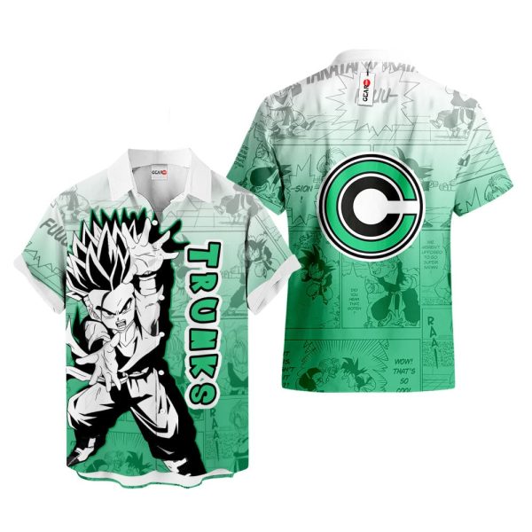 Dragonball Kid Trunks Hawaiian Shirt, Summer Shirt For Men and Women Jezsport.com