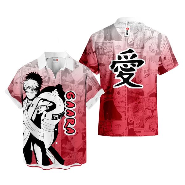 Anime Gaara Hawaiian Shirt, Summer Shirt For Men and Women Jezsport.com