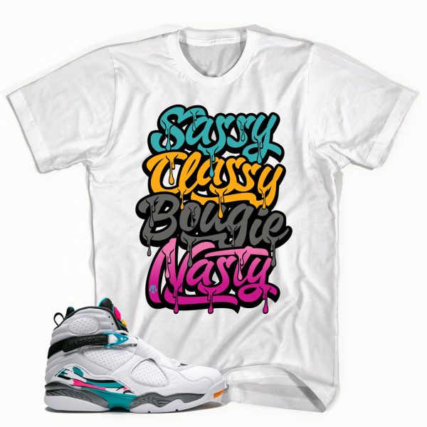 Sassy Classy Sneaker Shirt Made To Match Jordan 8s Jezsport.com