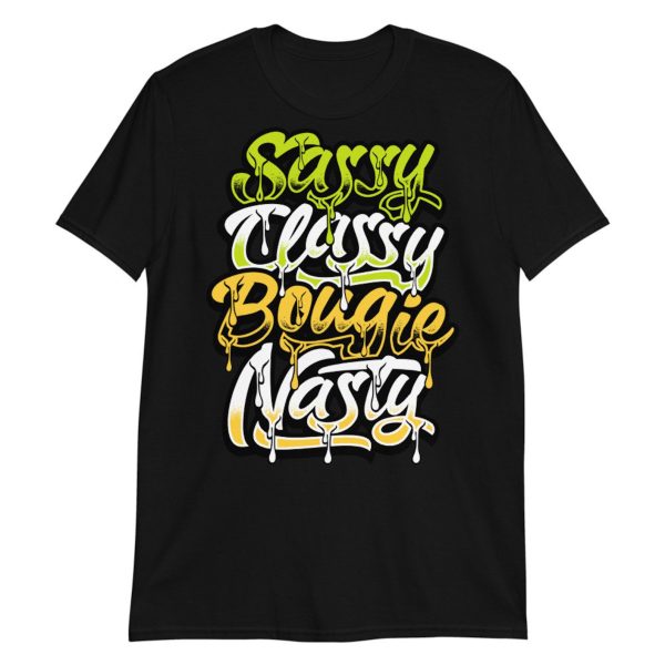 Sassy Classy Sneaker Shirt Made To Match Jordan 1 Retro Volt Gold Jezsport.com