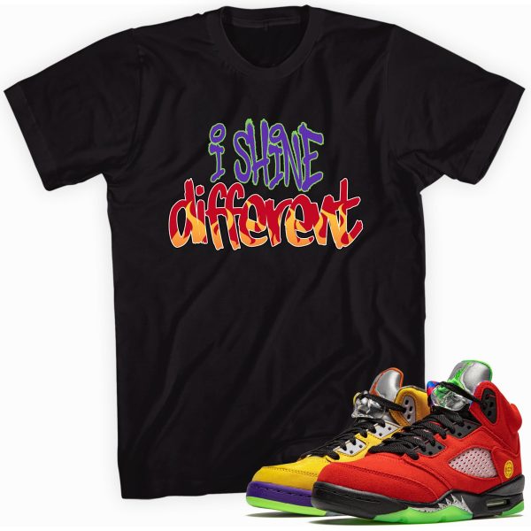 Shine Different Sneaker Shirt Made To Match Jordan 5 Retro Jezsport.com