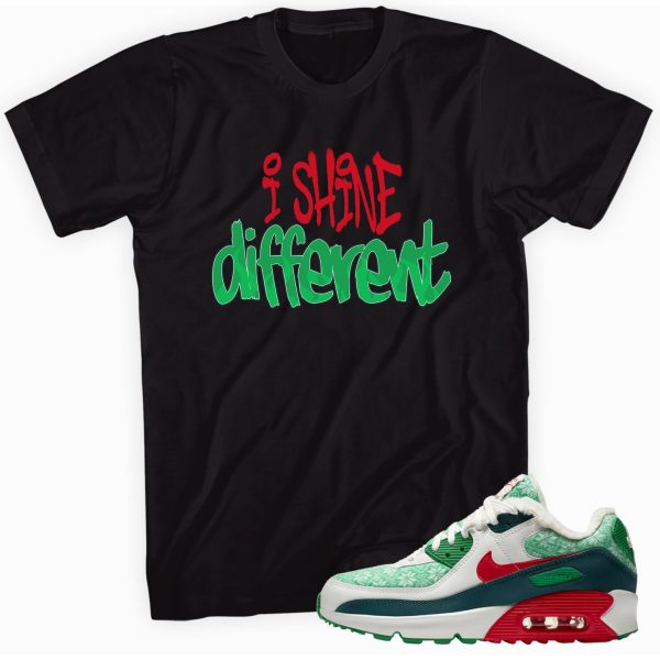 Shine Different Sneaker Shirt Made To Match Xmas 90s Jezsport.com