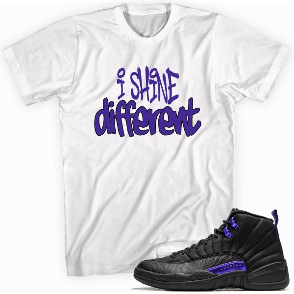 Shine Different Sneaker Shirt Made To Match Jordan 12 Retro Jezsport.com