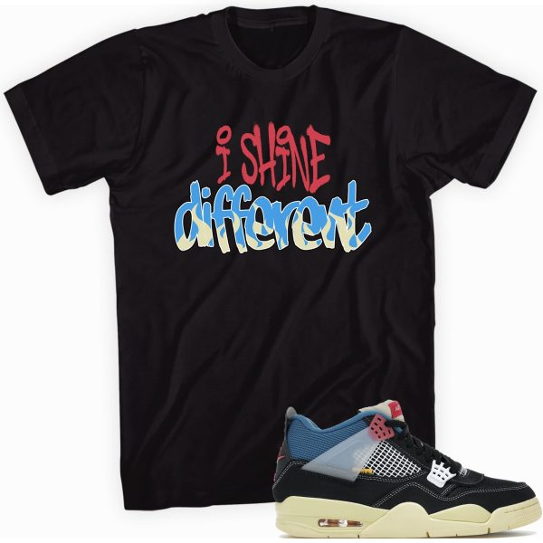 Shine Different Sneaker Shirt Made To Match Jordan 4 Retro Jezsport.com