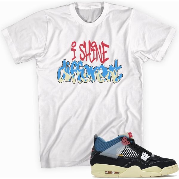 Shine Different Sneaker Shirt Made To Match Jordan 4 Retro Jezsport.com