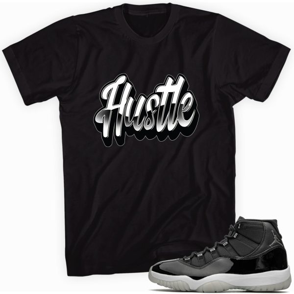 Hustle Sneaker Shirt Made To Match Jordan 11 Retro Jubilee Jezsport.com