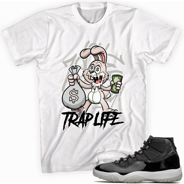 Trap Rabbit Sneaker Shirt Made To Match Jordan 11 Retro Jezsport.com